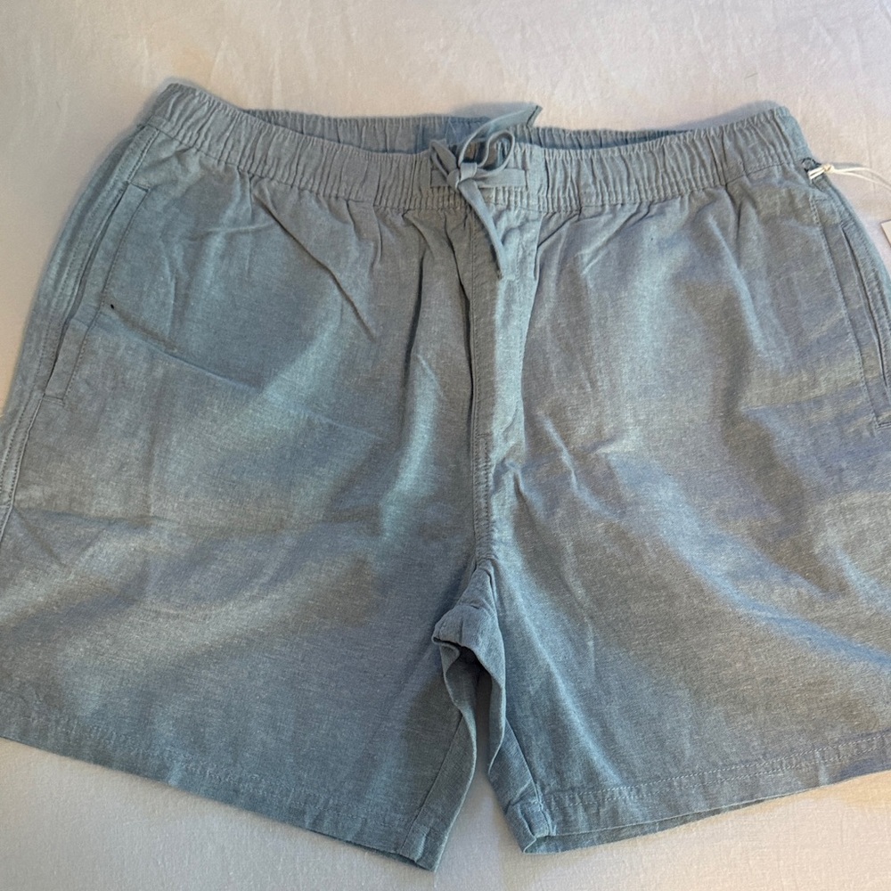 Katin Light Gray Flat Front Shorts